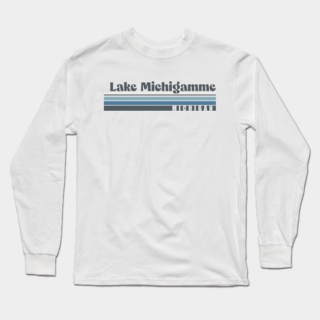 Lake Michigamme Long Sleeve T-Shirt by Drafted Offroad